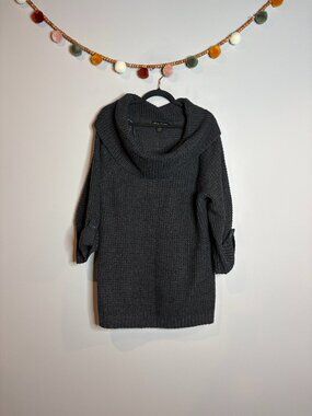 Marshalls charcoal grey knit cowl neck sweater